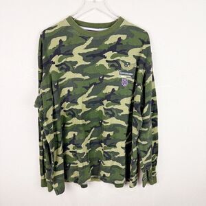 Rocawear Camo Mens Long Sleeve Thermal Y2K Vintage Shirt 3X